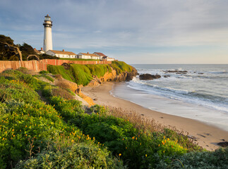 Pigeon Point Leuchtturm, Cabrillo Highway 1, Kalifornien, USA