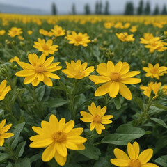 yellow flowers in the garden