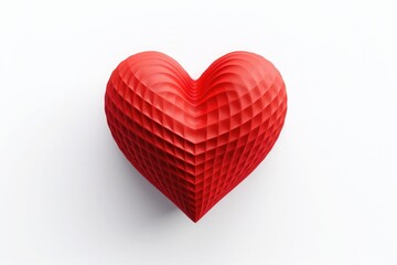 Fototapeta na wymiar 3D Red Heart