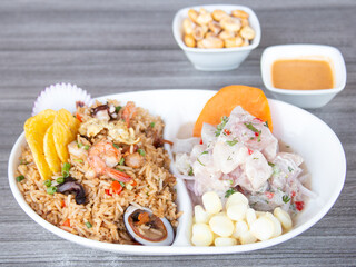 chaufa con ceviche