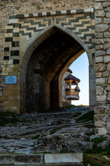Fototapeta na wymiar The old castle in the ancient city of Shusha, Azerbaijan