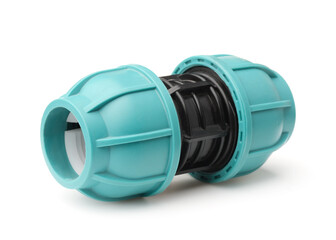 Green plastic waterstop hose connector
