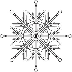 Vector Mandala Coloring Pages & Books