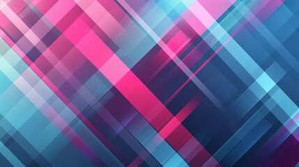Raspberry & shades of blue geometric background vector presentation design. Abstract PowerPoint and Business background.