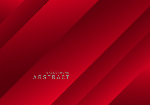 Red geometric shape with red and black gradient background for product design, banner, website.
