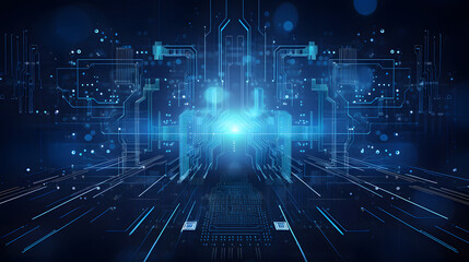 Abstract technology background Hi-tech communication concept futuristic digital innovation background vector illustration