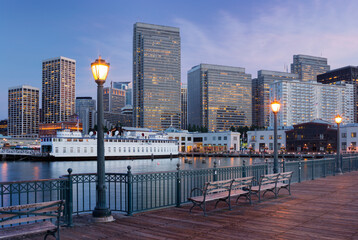 Pier 7, Financial District,  San Francisco, Californien, USA