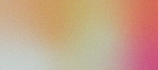Soft noisy wheat, red and pink gradient color effect grainy texture banner background. abstract colorful background with grain effect