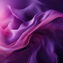 Obraz premium Purple abstract background with smoke waves. Generative AI.
