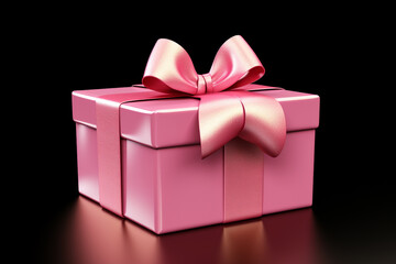 Obraz premium 3d Red rose and gift box with a small heart lie on the book spread. Side view. Close-up. Natural daylight. Image can be used for Valentine's Day, Women's Day, weddings, anniversaries generative Ai