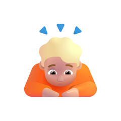 Person Bowing: Medium-Light Skin Tone