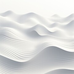 Obraz premium White abstract background with mountain outlines. Generative AI.