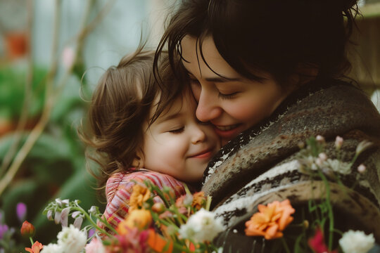 A Touching Photograph Capturing The Love Between A Mother And Child