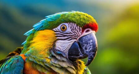 Obraz premium Ai generated Realistic Photo of Parrot ,vibrant parrot