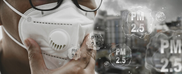 Allergies, headaches, N95, PM 2.5 from air pollution and dust exceeding safety standards. health...