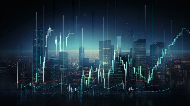 Stock market or forex trading graph and chart investmentgrowth 