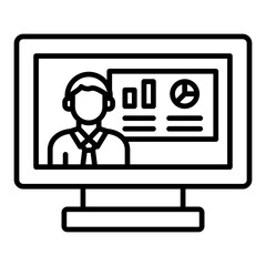 Online learning Icon