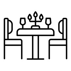 Dinner table Icon