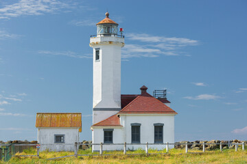 Point Wilson Lighthouse, Port Townsend, Olympic Peninsula, Washington, USA