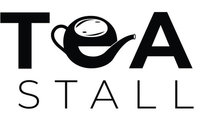tea logo. tea stall logo vector. tea logo templet