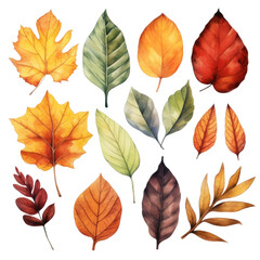 autumn leaves seamless pattern