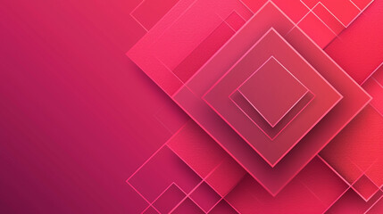 Fototapeta premium Cherry red & bubblegum pink abstract shape background vector presentation design. PowerPoint and Business background.