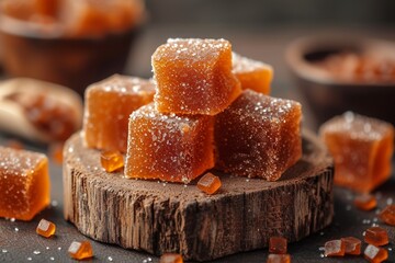 Delicious homemade fruit marmalade and jellies are a sweet and flavorful treat with vibrant colors.