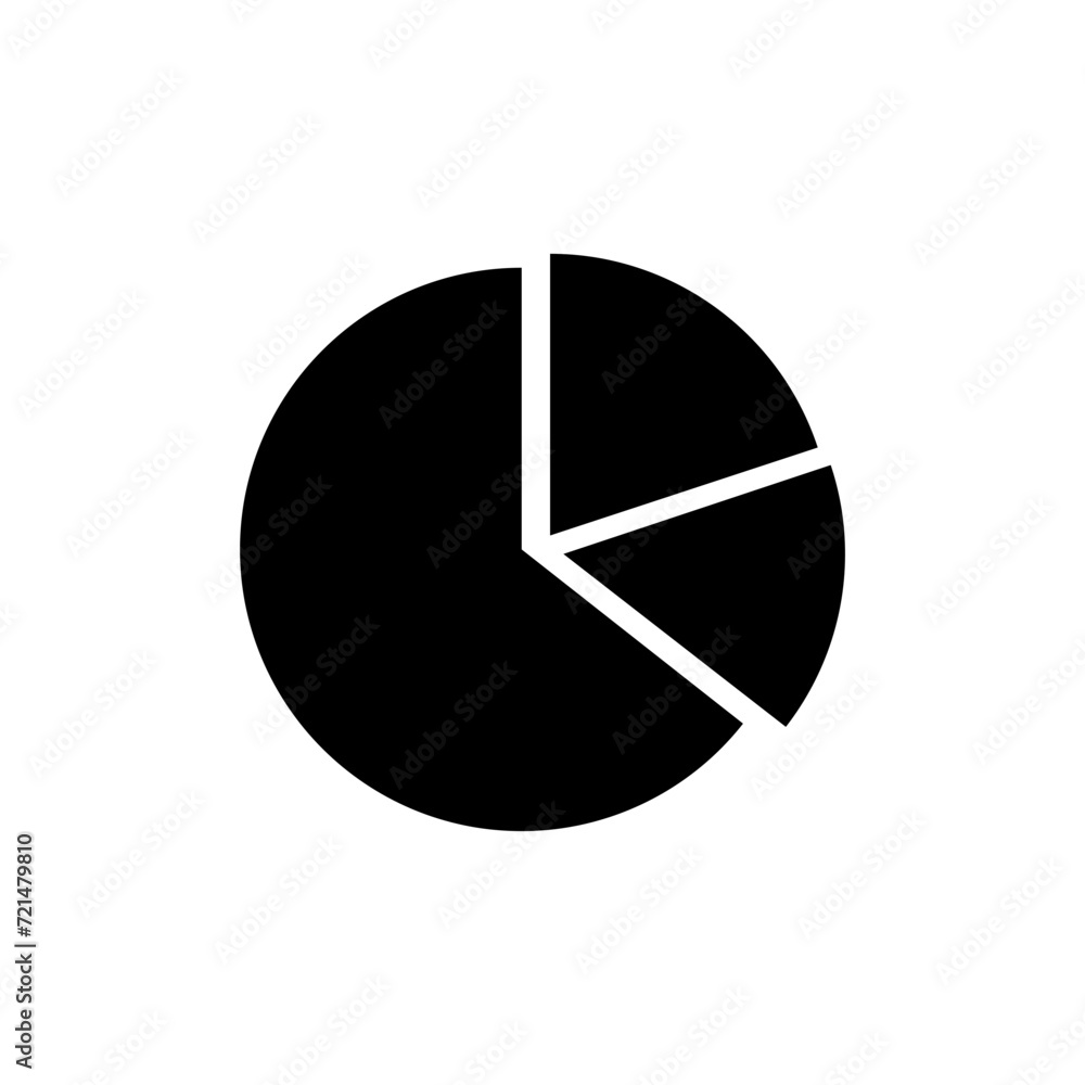 Poster graph chart icon vector design in trendy style