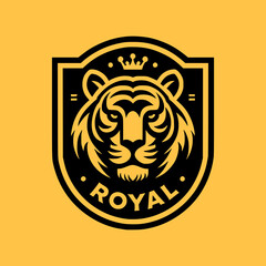 Royal tiger Icons Vector illustration, vector logo ideas, iconic logo, premium logo icon