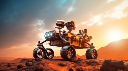 Mars program for the exploration of the planets of the solar system. Mars Rover Quest