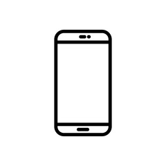 hand phone icon vector design in trendy style