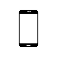 hand phone icon vector design in trendy style