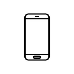 hand phone icon vector design in trendy style