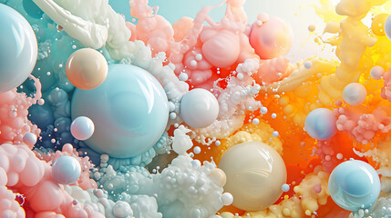 Abstract Sphere Background