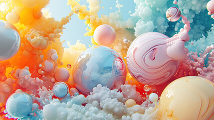 Abstract Sphere Background