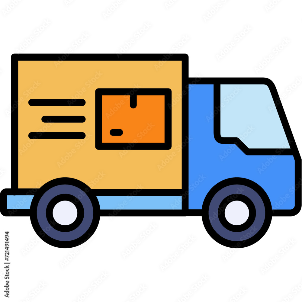 Poster Delivery Box Icon