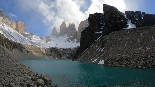 Timelapse at the Torres Del Paine National Park, Chile	
