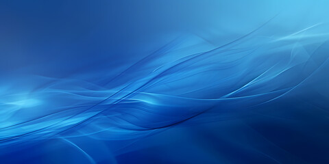 Abstract smooth wavy line blue background