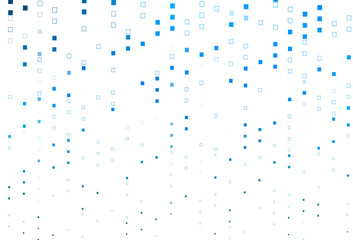 Light BLUE vector background with rectangles.