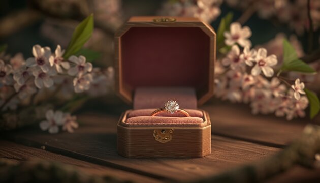 Embrace the magic of a proposal ring box, where the anticipation of a lifelong commitment unfolds in a single moment.

