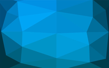 Obraz premium Light BLUE vector polygon abstract background. Brand new colorful illustration in with gradient. Triangular pattern for your business design.