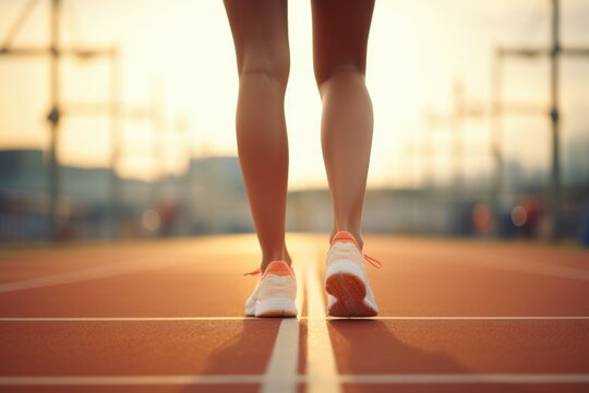 A person standing on a tennis court holding a racquet. Suitable for sports and fitness related content