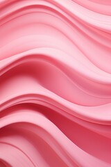 Obraz premium A close up view of a pink wavy background. This image can be used as a vibrant and eye-catching backdrop for various design projects