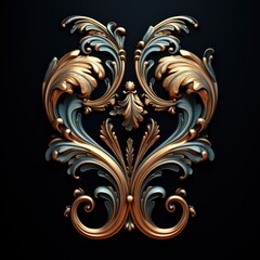 Variations Baroque Ornament UHD Wallpaper
