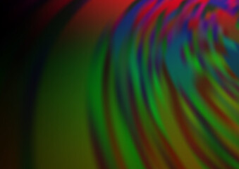 Dark Multicolor, Rainbow vector bokeh pattern. An elegant bright illustration with gradient. The template can be used for your brand book.