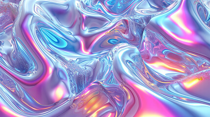 Metallic Swirls Background