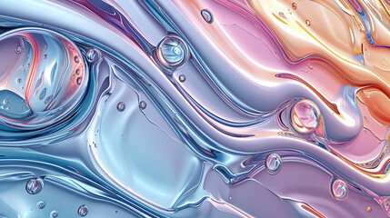 Metallic Swirls Background