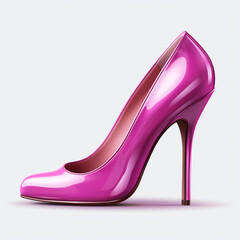 pink hight heels clipart сreated with Generative Ai