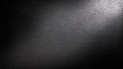Texture of black material with a gradient. Black paper background
