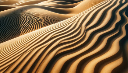 Fototapeta na wymiar Dune Symphony - Nature's Masterpiece in Sand